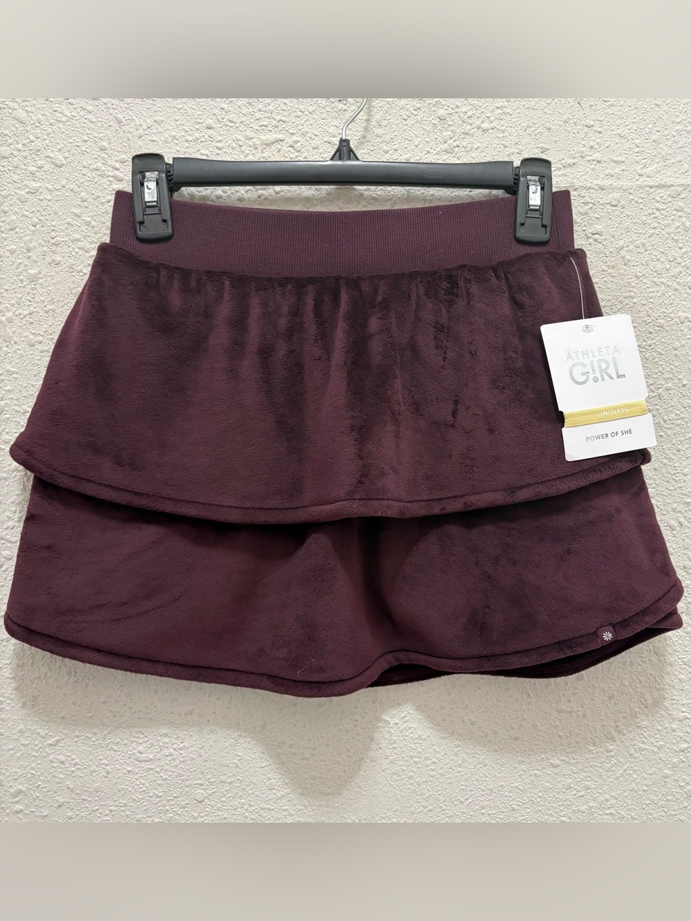 Athleta Girl Feelin Great Skirt in Velvet Plum Size L/14 - Picture 3 of 6